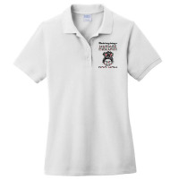 Massage Therapist Job Title Dog Perfect Fitting Pr Ladies Polo Shirt | Artistshot