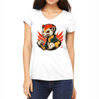 Weasel Master Angry Women's V-neck T-shirt | Artistshot