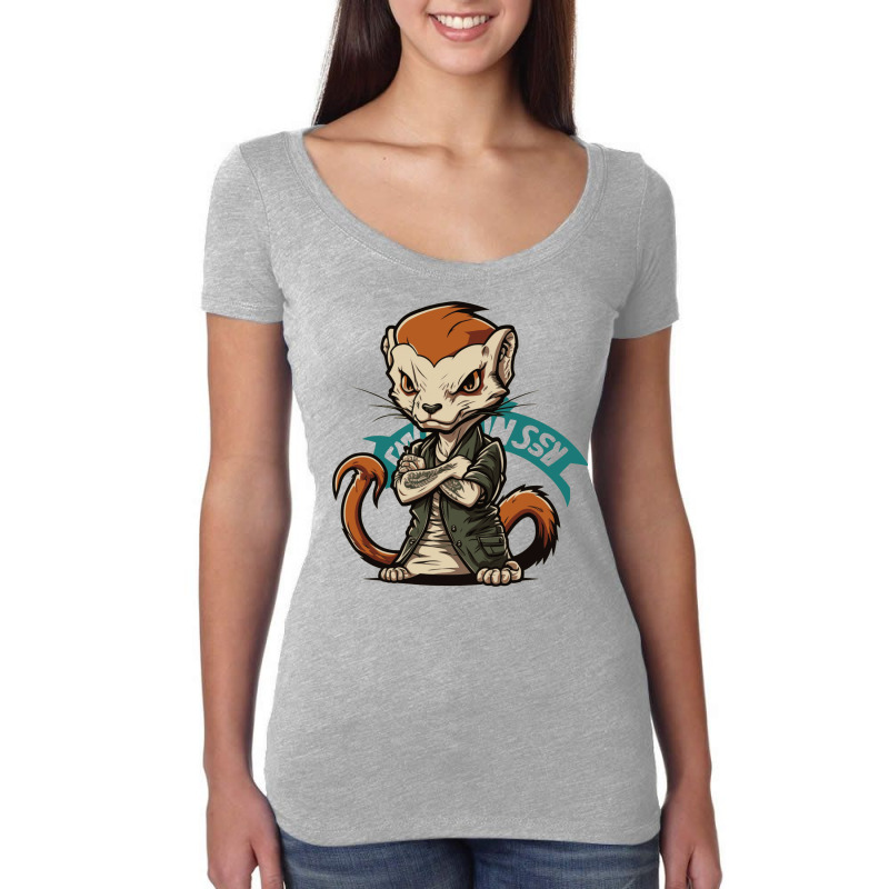 Weasel Master Angry Women's Triblend Scoop T-shirt by Stephens19 | Artistshot