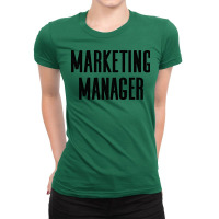 Marketing Manager Yellow Ladies Fitted T-shirt | Artistshot