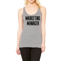 Marketing Manager Yellow Racerback Tank | Artistshot