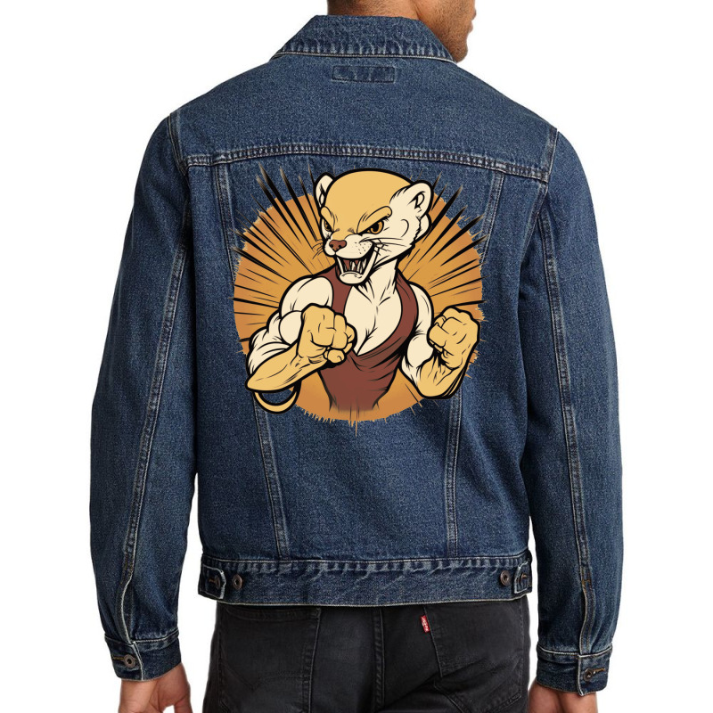 Weasel Master Angry Men Denim Jacket by Stephens19 | Artistshot