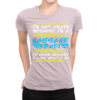 Massage Therapist Physical Therapy Funny Ladies Fitted T-shirt | Artistshot