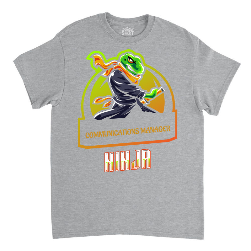 Communications Manager Ninja Blue Classic T-shirt by elaichalberap | Artistshot