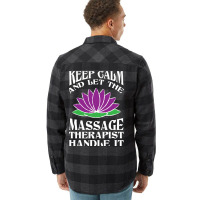 Massage Therapist Physical Therapy Hippie Nature Flannel Shirt | Artistshot