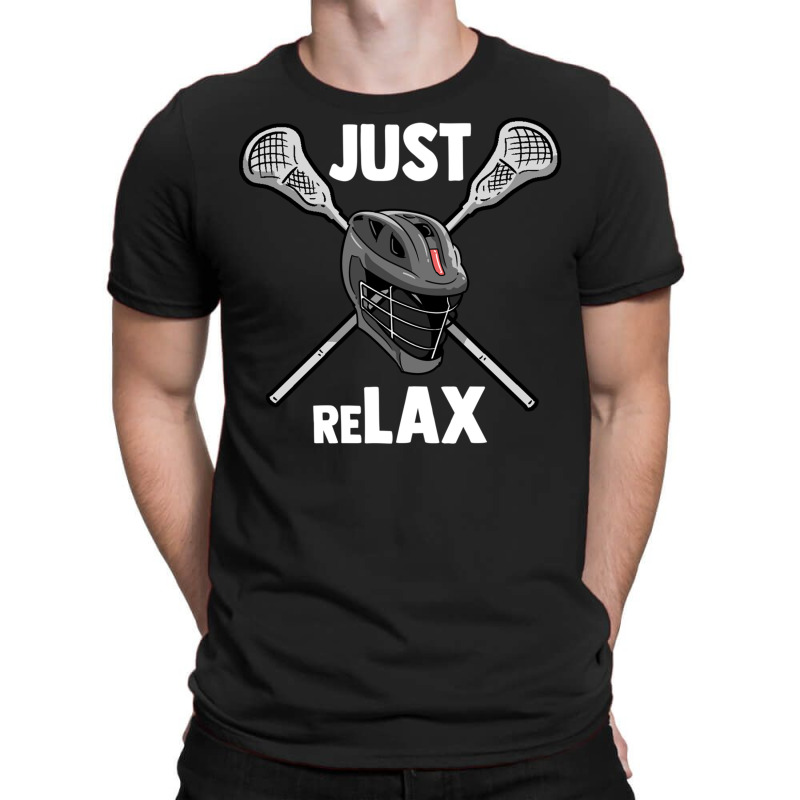 Lacrosse Players Throw Cue Ball Lax Crossstick (3) T-Shirt by ChuArt. | Artistshot