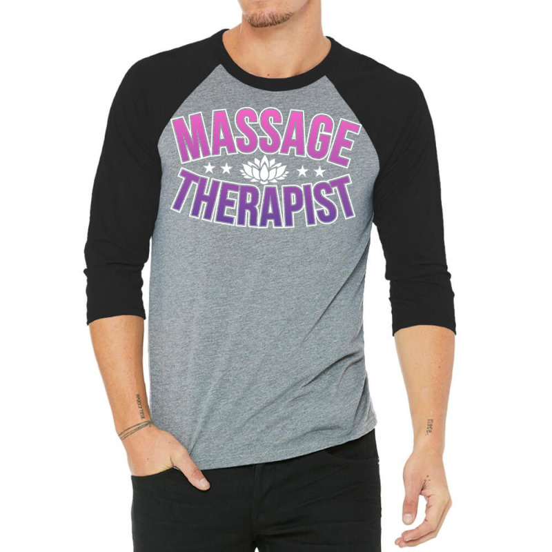 Massage Therapist Red Hippie 3/4 Sleeve Shirt by dhapamuizzq | Artistshot