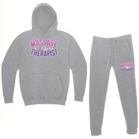 Massage Therapist Red Hippie Hoodie & Jogger Set | Artistshot