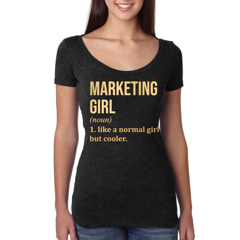 Marketing Manager Aesthetic Travel Women's Triblend Scoop T-shirt by vaeziyonsei4 | Artistshot