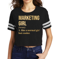 Marketing Manager Aesthetic Travel Scorecard Crop Tee | Artistshot