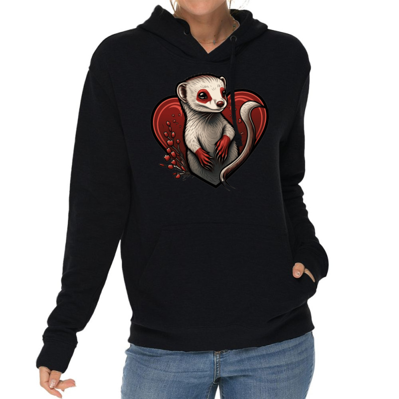 Weasel Valentine Lightweight Hoodie by UrielTurner100 | Artistshot