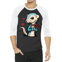 Weasel Valentine 3/4 Sleeve Shirt | Artistshot