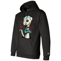 Weasel Valentine Champion Hoodie | Artistshot