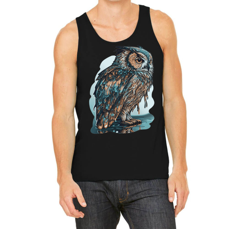 Ocean Sea Water Owl Tank Top by UrielTurner100 | Artistshot