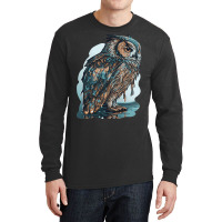 Ocean Sea Water Owl Long Sleeve Shirts | Artistshot