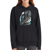 Ocean Sea Water Owl Vintage Hoodie | Artistshot