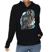 Ocean Sea Water Owl Lightweight Hoodie | Artistshot