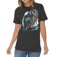 Ocean Sea Water Owl Vintage T-shirt | Artistshot