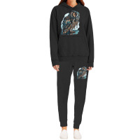 Ocean Sea Water Owl Hoodie & Jogger Set | Artistshot