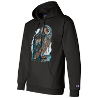 Ocean Sea Water Owl Champion Hoodie | Artistshot