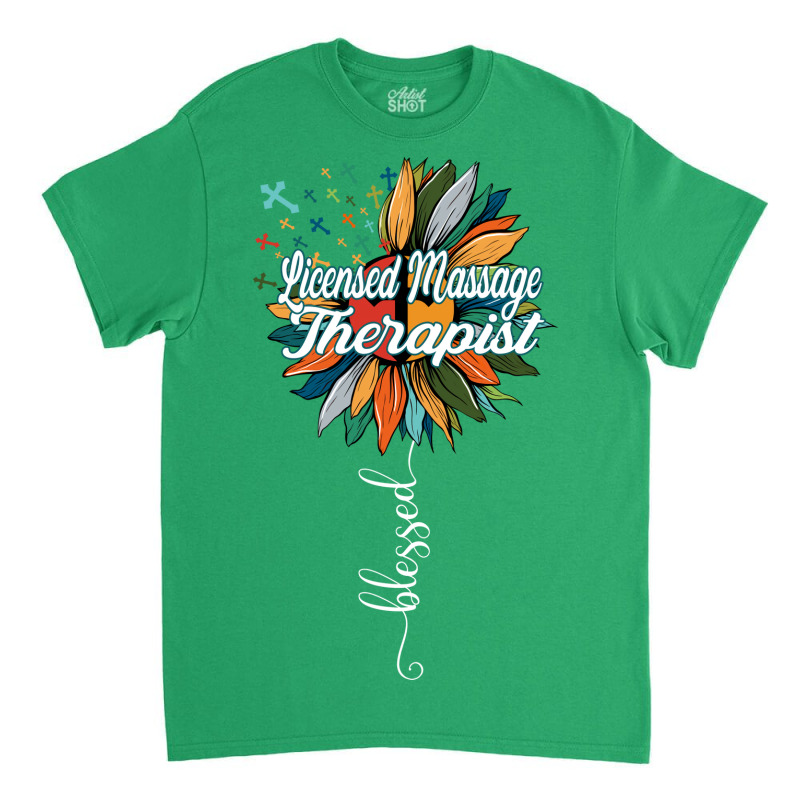 Blessed Licensed Massage Therapist Travel Classic T-shirt by auleyylgh | Artistshot