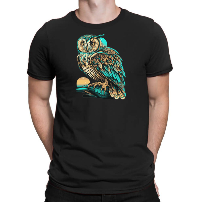 Ocean Sea Water Owl T-Shirt by UrielTurner100 | Artistshot