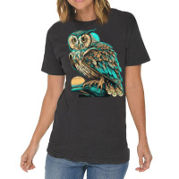 Ocean Sea Water Owl Vintage T-shirt | Artistshot