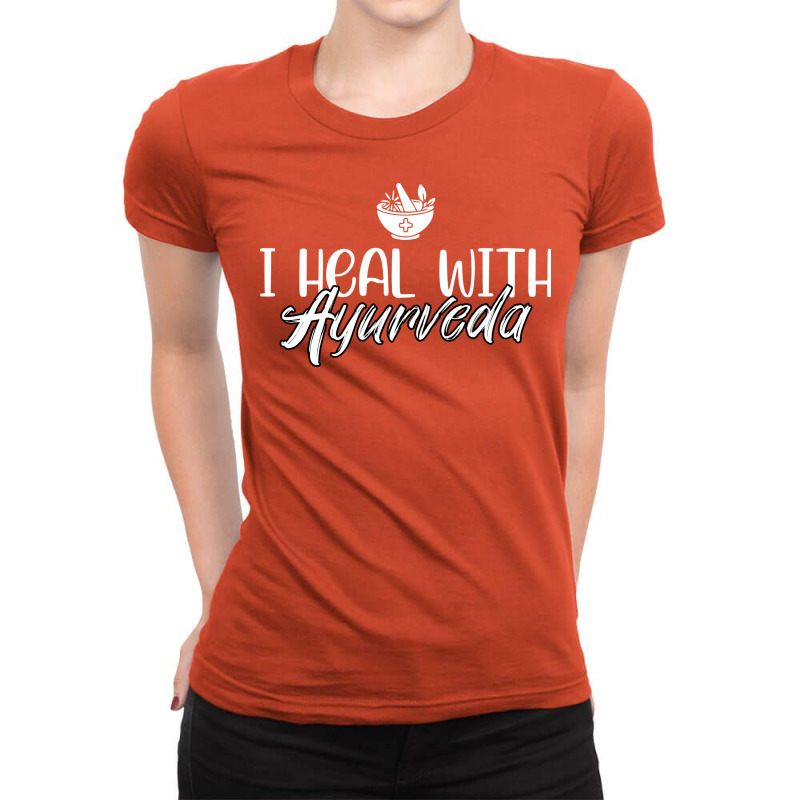 Healing Ayurveda With Ayurveda Healing Dosha Retro Ladies Fitted T-Shirt by imeschbrediox | Artistshot