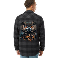 Owl Angry Flannel Shirt | Artistshot