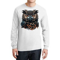 Owl Angry Long Sleeve Shirts | Artistshot