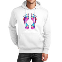 Healing Souls With Reflexology White Text 70s Unisex Hoodie | Artistshot