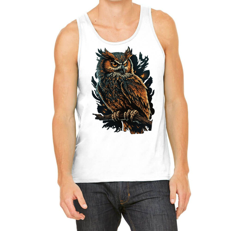 Owl Angry Tank Top by UrielTurner100 | Artistshot