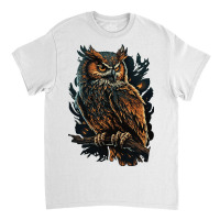 Owl Angry Classic T-shirt | Artistshot