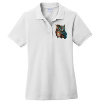 Owl Angry Ladies Polo Shirt | Artistshot