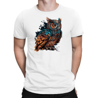 Owl Colour T-shirt | Artistshot