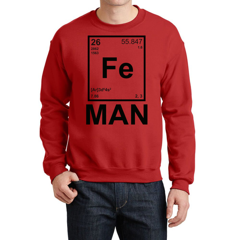 Fe (iron) Man Crewneck Sweatshirt by zogoehawan | Artistshot