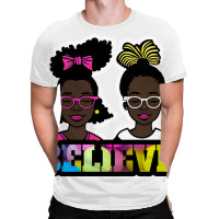 Black Girls Believe Clip Art By Bmsc All Over Men's T-shirt | Artistshot