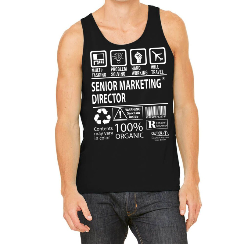 Senior Marketing Director T  Multitasking Certifie Tank Top | Artistshot