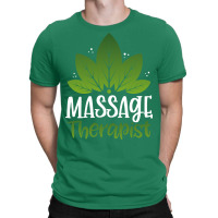 Massage Therapist Retro Green T-shirt | Artistshot