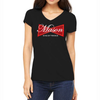 Funny Brick Mason T Shirt Bricklayer Masonry Gift Tee Women's V-neck T-shirt | Artistshot