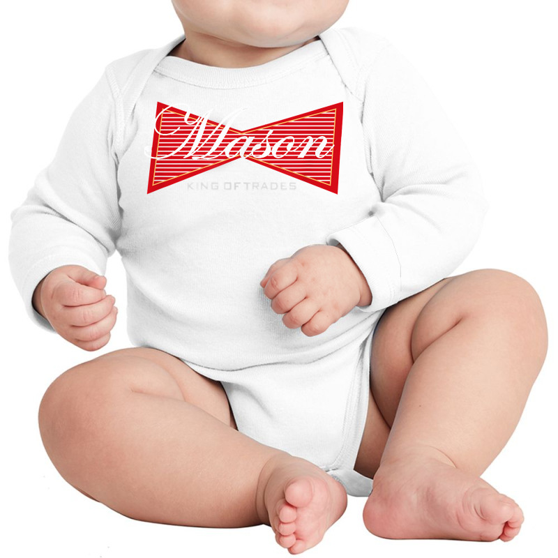 Funny Brick Mason T Shirt Bricklayer Masonry Gift Tee Long Sleeve Baby Bodysuit by men.adam | Artistshot