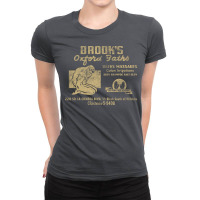 Vintage Brooks Oxford Baths Yellow Ladies Fitted T-shirt | Artistshot