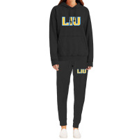 Liu Gold Wordmark Hoodie & Jogger Set | Artistshot