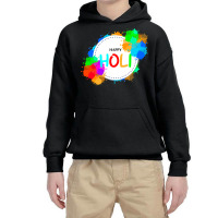 Happy Holi Youth Hoodie | Artistshot