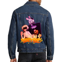 Boneyplays ! Happy Halloween ! Oneyplays ! Men Denim Jacket | Artistshot