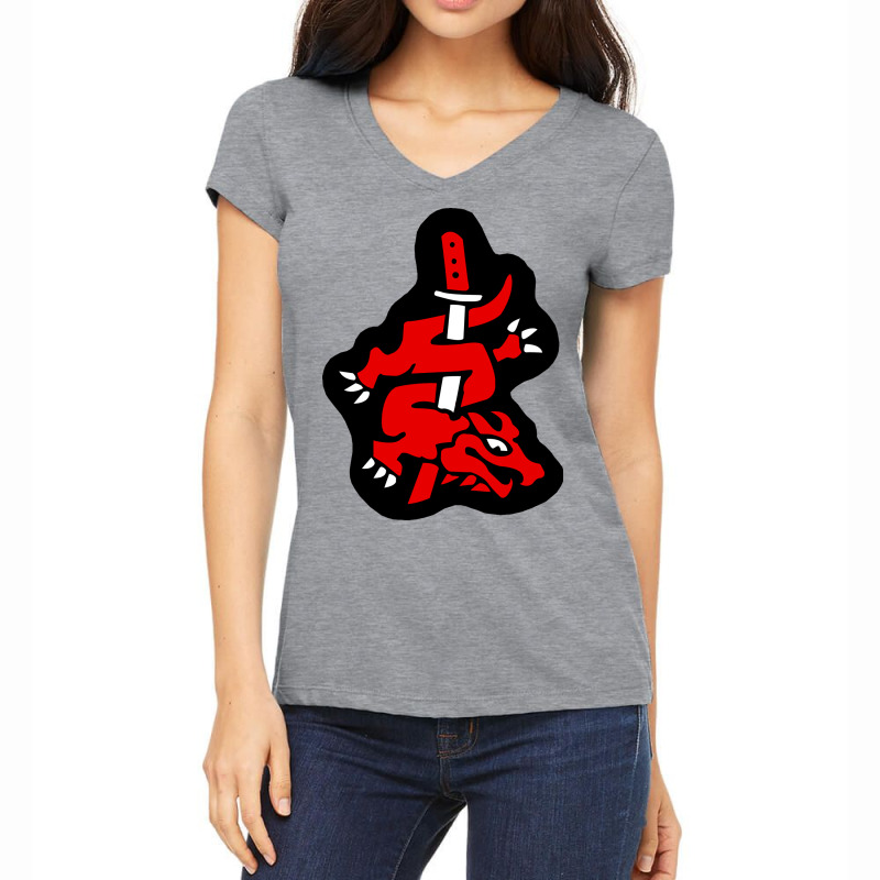 Master Of Silence Symbol Music Women's V-Neck T-Shirt by yeldarmamozit | Artistshot