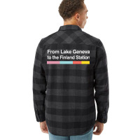 From Lake Geneva To The Finland Station   Lyrics F Flannel Shirt | Artistshot