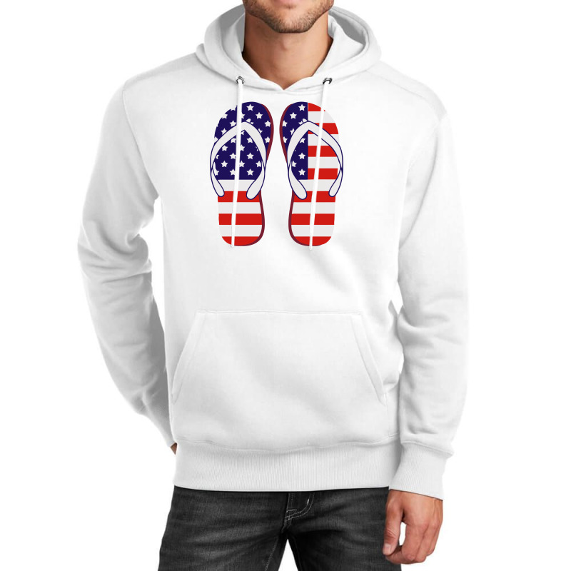 Paire De Tongues Américaine Unisex Hoodie | Artistshot