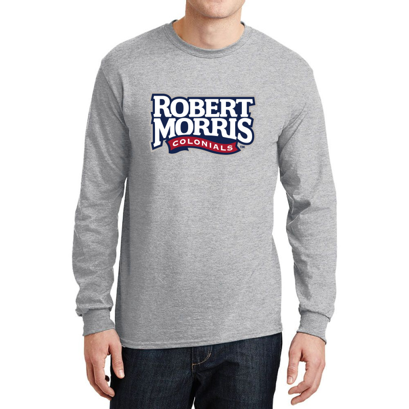 Robert Morris Colonials Wordmark Long Sleeve Shirts by SportZen | Artistshot