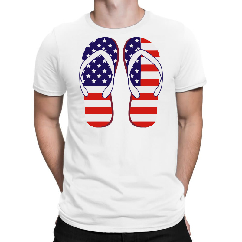 Paire De Tongues Américaine T-shirt | Artistshot